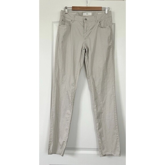 Brax Cadiz Ultralight Pants Mens Sz 31x34 Gray Straight Lightweight Stretch - Picture 2 of 14